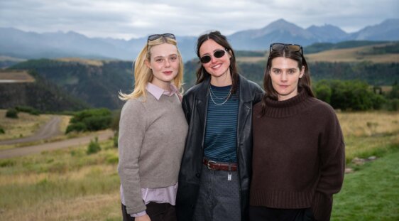 Elle Fanning, Renate Reinsve and Inga Ibsdotter Lilleaas