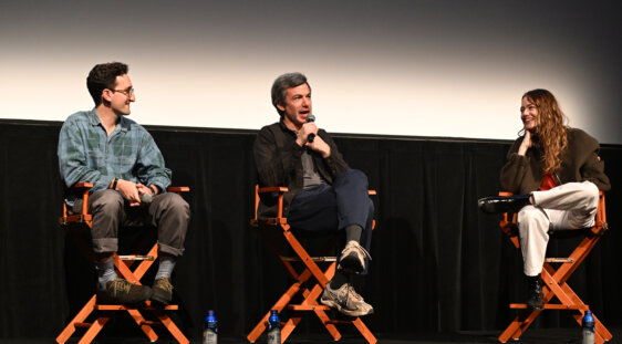 Lance Oppenheim, Nathan Fielder and Emma Stone
