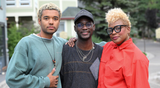 Brandon Wilson, Ethan Herisse and Aunjanue Ellis-Taylor