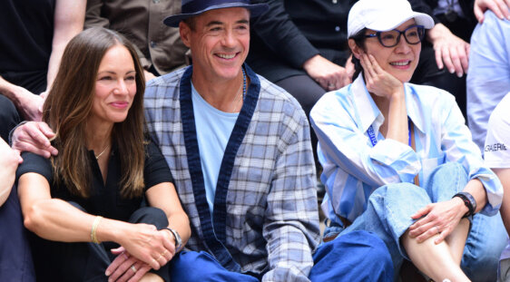 Susan Downey, Robert Downey Jr. and Michelle Yeoh