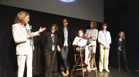 Ondi Timoner, Rabbi Rachel Timoner, David Timoner, Lisa Timoner, Joaquim Timoner, Eli Owen Timoner and Morgan Docter